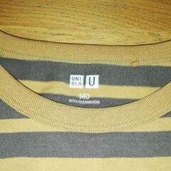 UNIQLO 140cm☓2　GU 150cm  長袖シャツの画像