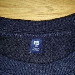 UNIQLO 140cm☓2　GU 150cm  長袖シャツの画像