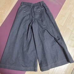 【決定】ワイドコットンパンツ綿フリーサイズの画像