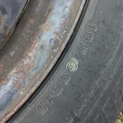 ■　スタッドレスタイヤ、2本、195/65R15、アイシス、ノア、ヴォクシー、山梨県甲斐市の画像