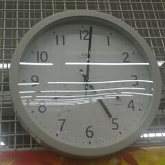温湿度計付電波掛け時計【モノ市場東浦店】41