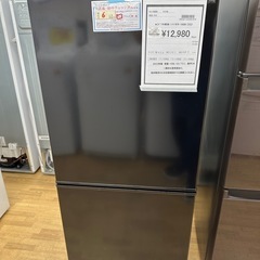 【ドリーム川西店御来店限定】ニトリ　2ドア冷蔵庫　NTR-106BK／クリーニング済み 【2002211255401979】