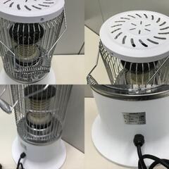 [ベストサイン] ストーブ 電気ストーブ 暖房器具 省エネ 5秒速暖 360°暖房 小型 転倒オフ 安全 ビンテージ風 脱衣所 トイレ 寝室 オフィス xr-d455-bkの画像