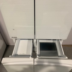 三菱ノンフロン冷凍冷蔵庫　470L 2021年製 三菱電機 冷蔵庫 470L 観音開き 6ドア 幅65cm 切れちゃう瞬冷凍 氷点下