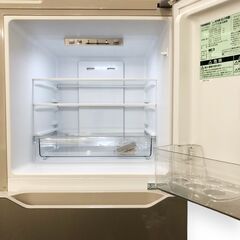24Y713 ジD TWINBIRD ツインバード 3ドア冷凍冷蔵庫 KHR-EJ19 右開き 199L 2021年製 ベージュ 中古品の画像