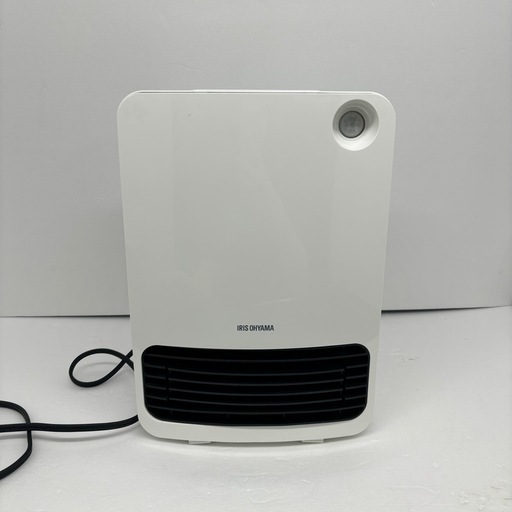 420 アイリスオーヤマ セラミックファンヒーター メカ式 ホワイト JCH-126T-W