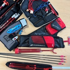 アーチェリー用品一式の画像