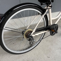 26インチ　6段変速　シティサイクル　あさひの画像