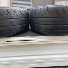 Ｒ35  ＧＴ-Ｒ　純正アルミホイール　RAYS製　タイヤ付き　４本セットの画像