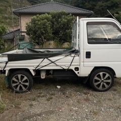 今週中まで　ホンダ　アクティ4WD エアコン有　5MT 車検付きですが、エンジンブローの画像