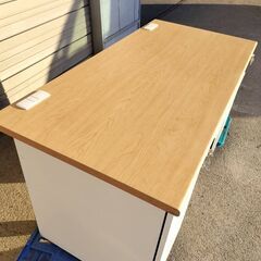 【期間限定特価】両袖机 (幅140*奥行70*高さ70) 事務机 鍵付き オフィスデスク 【10月23日まで】※引き取り限定の画像