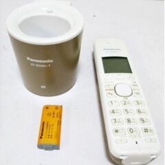 Panasonic　コードレス電話機　VE-GDS01DL　動作良好　DECT準拠方式採用 ソロスタイル　子機　セット　RU・RU・RU　モカ　パナソニックの画像
