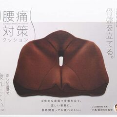 【値下げ】
コジット 腰痛対策クッション ブラウン 座椅子（一度...