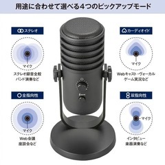 AudioComm USBコンデンサーマイクの画像