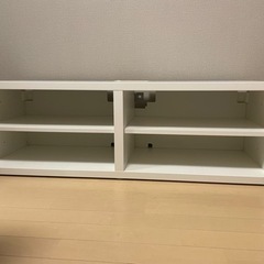 テレビ台　白　棚 IKEA テレビ台 BESTA 22075 (10/25まで) (たか) 初台の収納家具