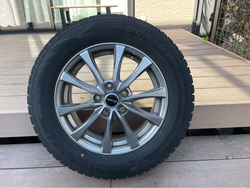 タイヤ 215／60／16 DUNLOP WINTER MAX アルミホイールセット ホンダヴェゼル