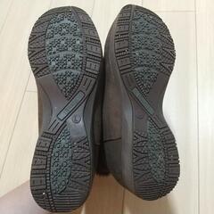 靴　冬 ブーツ　Lサイズ　ブラウン色　ファー付きの画像