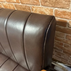 ニトリ ソファ Nシールド ステイン2KD DBRの画像
