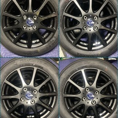 「商談中」③155/65R14新品ヨコハマタイヤ4本と新品ホイールとナット付きの画像