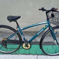 27型　クロスバイク風　6段　オートライト
