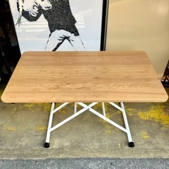 売約済み【池上店】 昇降デスク 省スペース テーブル 高さ調節可能