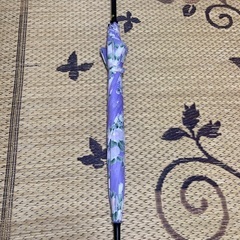 傘中古 紫色花柄の画像