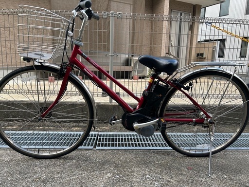Panasonic 電動自転車 ビビDXシティ27インチ レッドインレッド