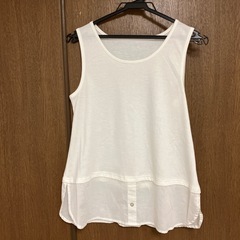 トップス ﾉｰｽﾘｰﾌﾞﾆｯﾄMｻｲｽﾞの画像