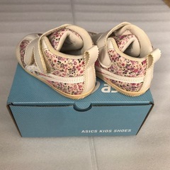 アシックス スクスク ファブレ ファースト 花柄12センチの画像