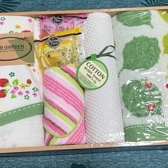 ※値下げ中　☆ HERB GARDEN  お風呂セット　タオル ☆の画像