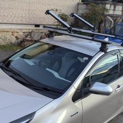 50プリウス　スノーキャリア一式（THULE）の画像