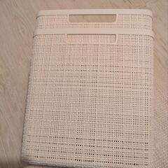 CURVER(カーバー) キューブバスケット ホワイト 17L 2個セット Jute ジュート 収納 バスケット ランドリー ランドリーバスケット の画像