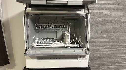 食器洗い乾燥機 ホワイト 白 NP-TSK1-W 分岐水栓付き(CB-S268A6)