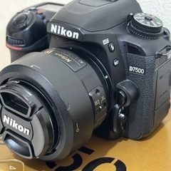 nikon d7500＋付属品の画像
