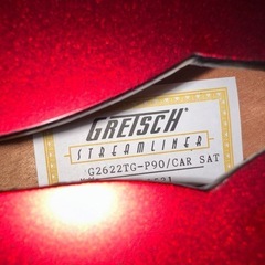 Gretsch Streamliner Limited Edition G2622TG-P90 Candy Apple Red with Bigsbyの画像