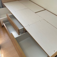 ニトリ　収納付きベッド
