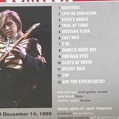 明日午前中まで限定特価!!エリック・ジョンソンのLIVEDVDです!!の画像