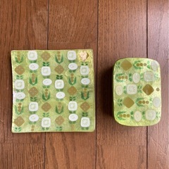 【新品未使用】小物ケース・小皿