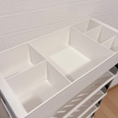 収納ワゴン　マガジンラックの画像