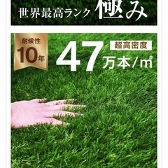 防草シート　人工芝の画像