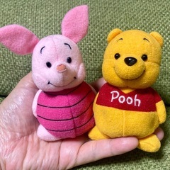 【ディズニー】プーさん　ピグレット　お手玉ぬいぐるみ