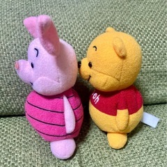 【ディズニー】プーさん　ピグレット　お手玉ぬいぐるみの画像
