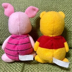 【ディズニー】プーさん　ピグレット　お手玉ぬいぐるみの画像