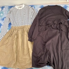 女の子150サイズ長袖ワンピースまとめ売り☆の画像