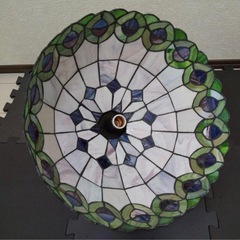 ステンドグラス　ランプシェード　ペンダントライト　アンティークの画像