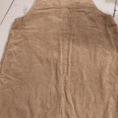 120cmキティ コーデュロイ ワンピース の画像