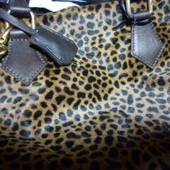 POPCORNハラコボストンショルダー（イタリア製）未使用品の画像