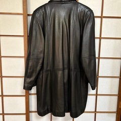 レディースレザーコートの画像