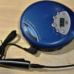 【動作品・リモコン付】ポータブルCD PLAYER (PCD-55) 