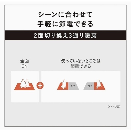 【ほぼ新品！】ホットカーペット　電気カーペット　